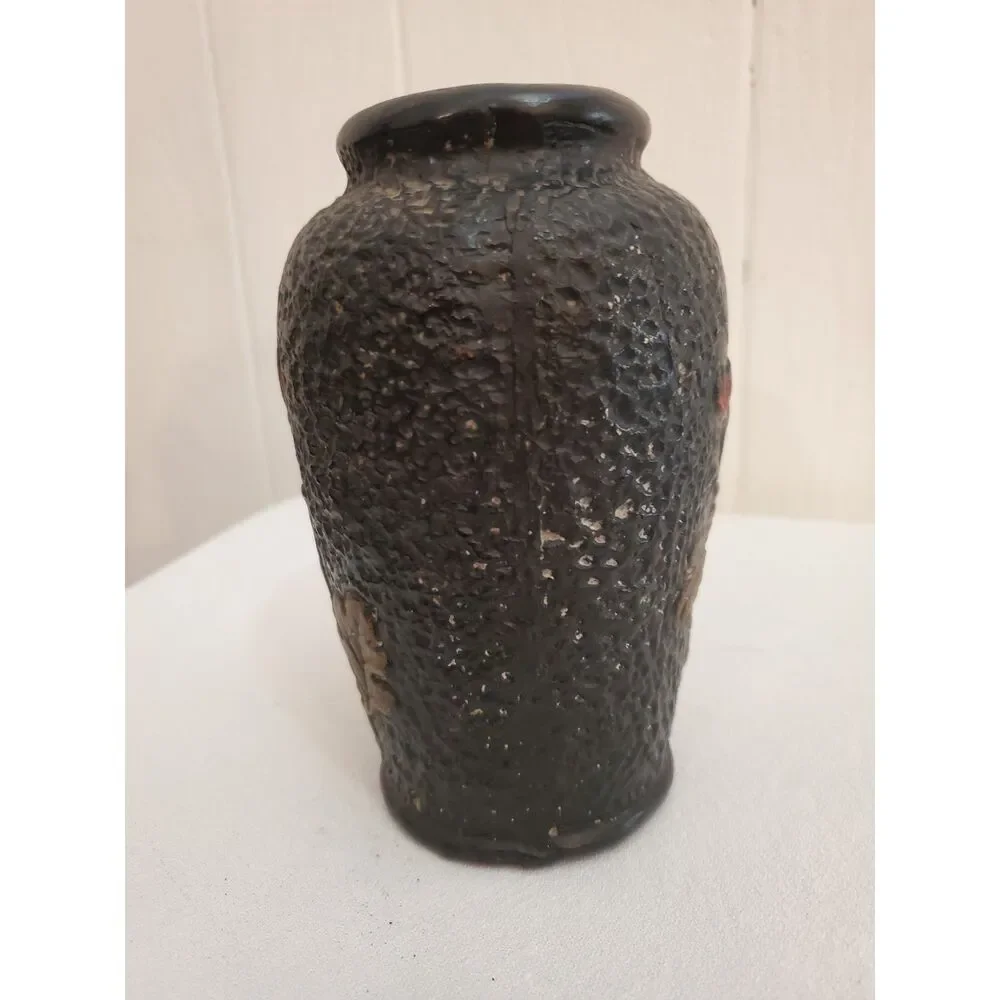 Vintage Japanese Floral Vase 70's 6 inches